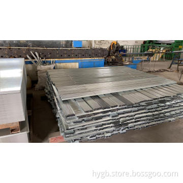 Straight color steel plate